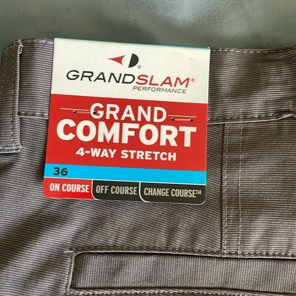 NWT men’s Grand Slam shorts. Sz 36 - Picture 3 of 3